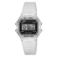 Часы наручные Q&Q M173J037Y серебристый;белый;прозрачный