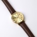 Часы наручные Q&Q QZ01J103Y золотистый;коричневый